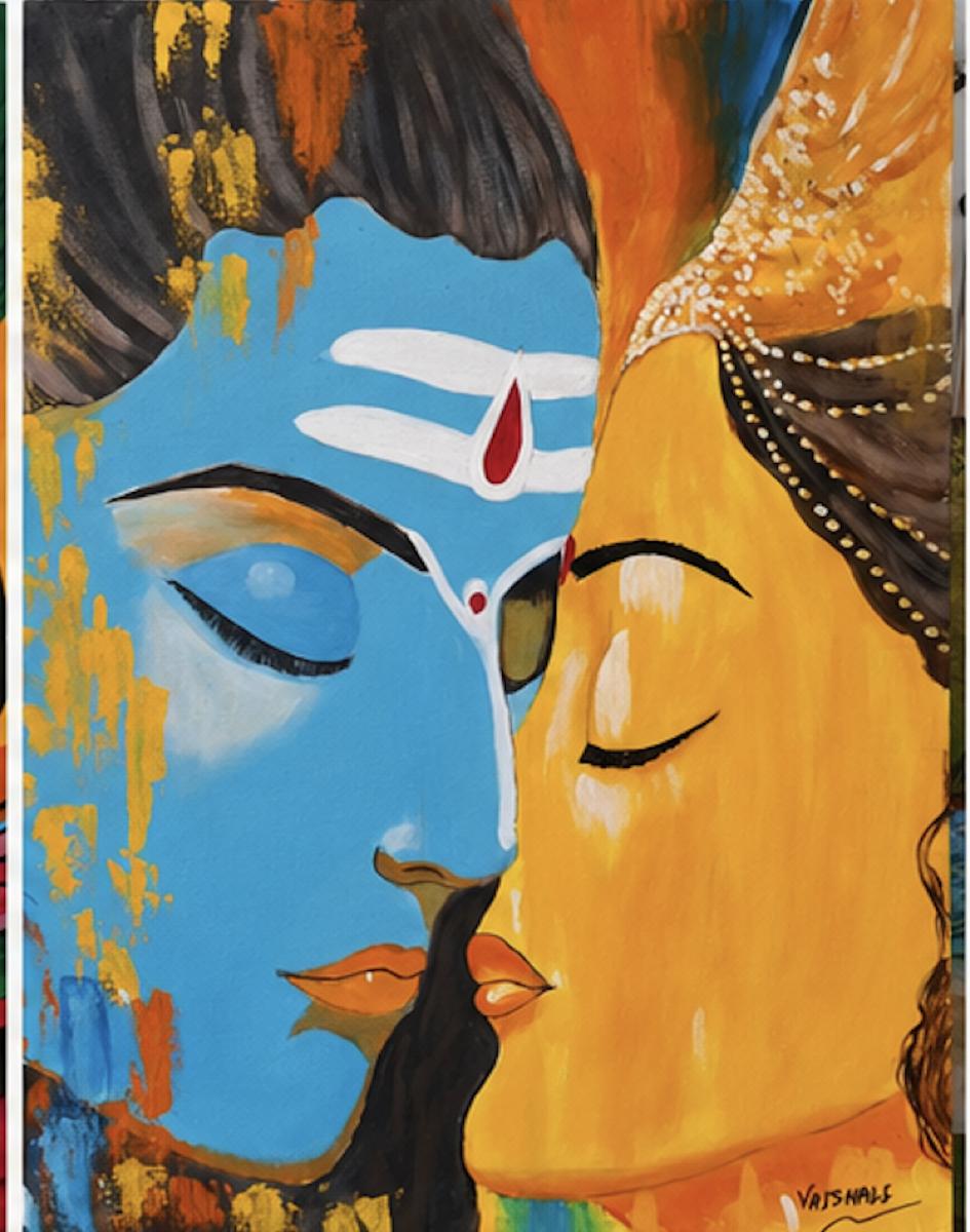 Featured painting - Shiv Parvati by Vaishali